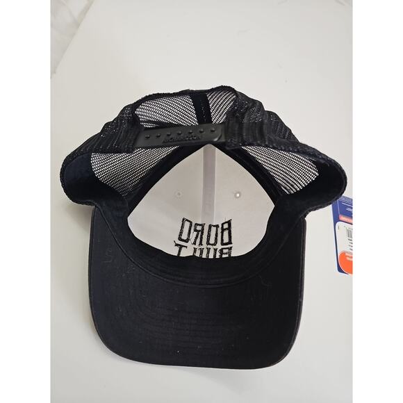 BORO BUILT ADJUSTABLE SNAPBACK TRUCKER/MESH HAT/CAP, BLACK, PARTY/FUN/OUTDOOR - Picture 3 of 5